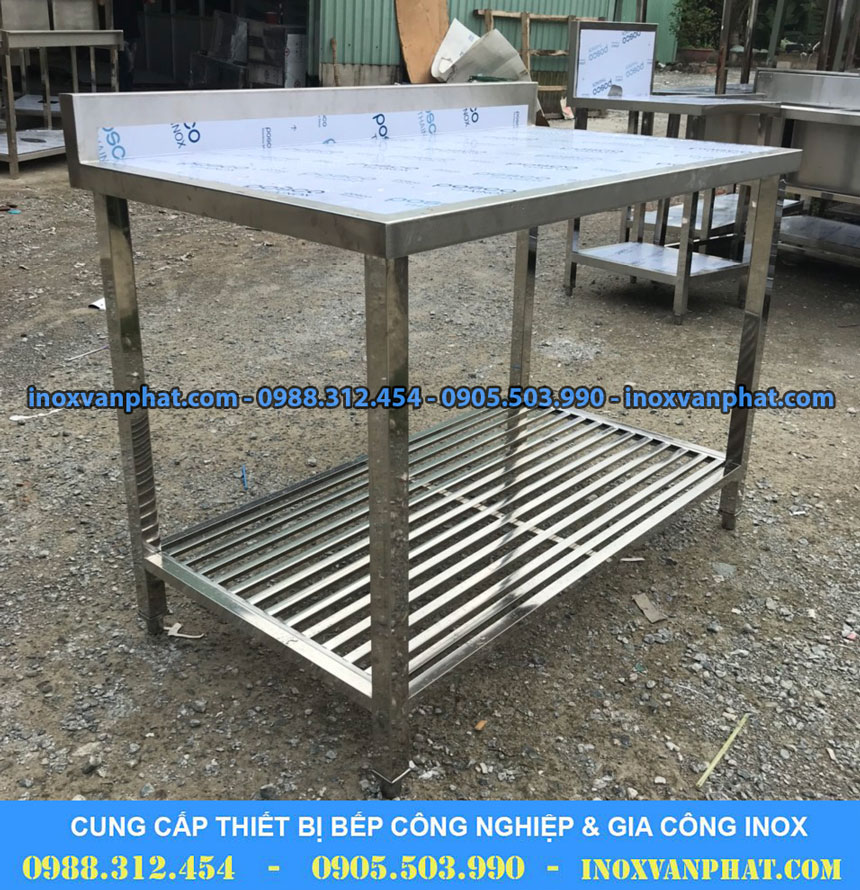 Bàn inox công nghiệp giá tốt