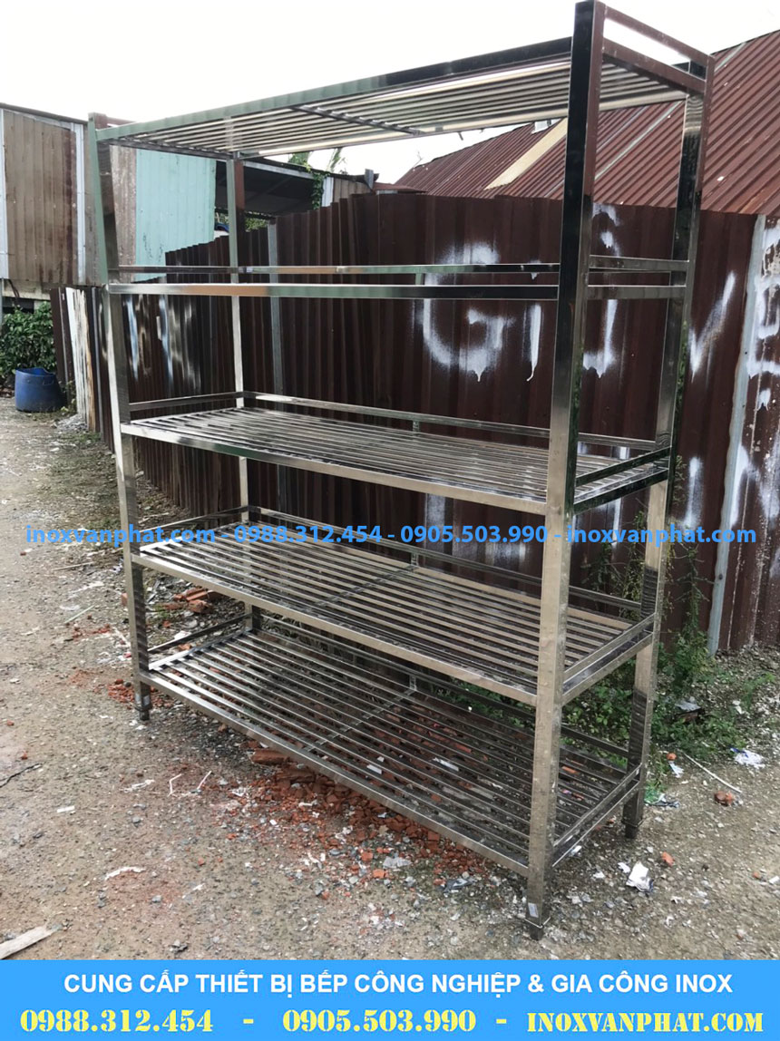 Kệ inox công nghiệp giá tốt