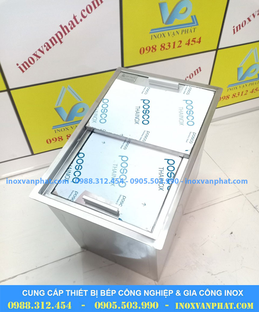 Thùng đựng đá inox 304 cao cấp