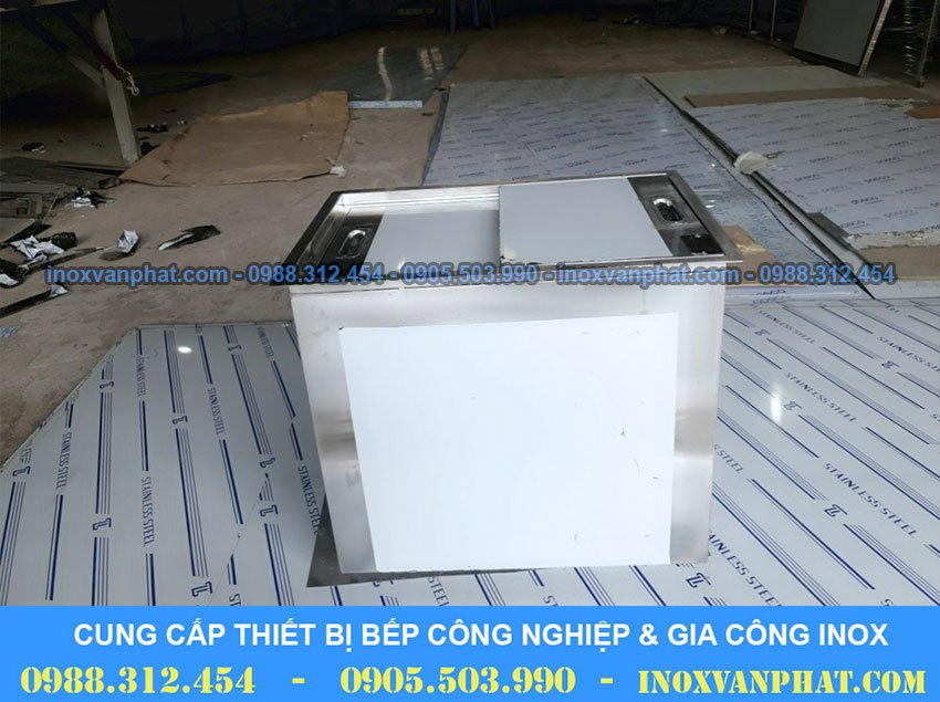 Thùng đựng đá inox 304 cao cấp