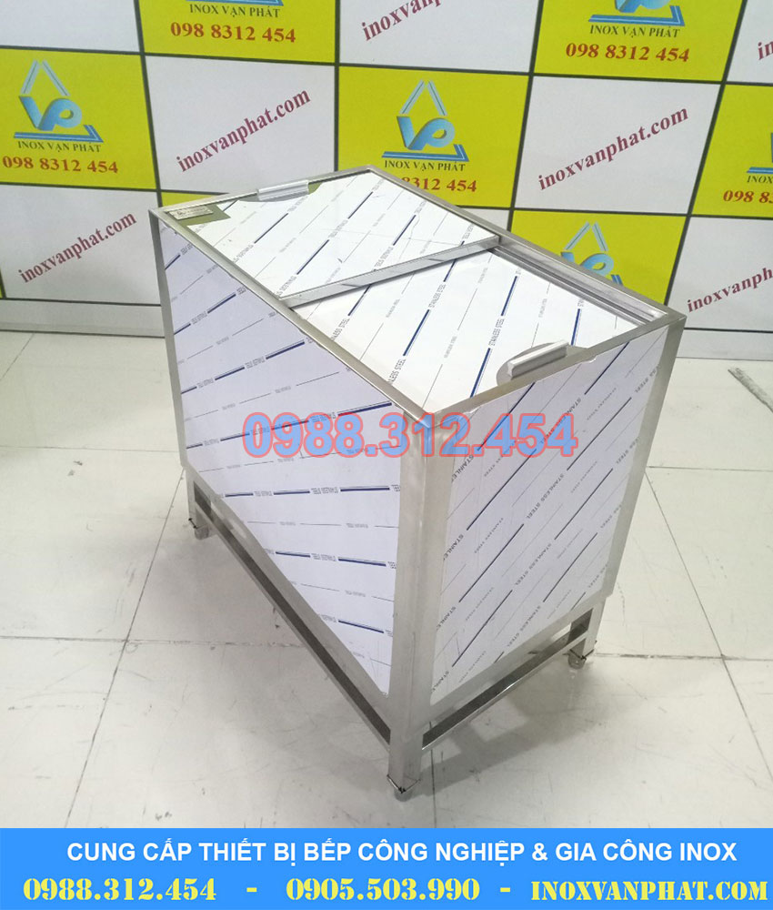 Thùng đựng đá inox 304 cao cấp