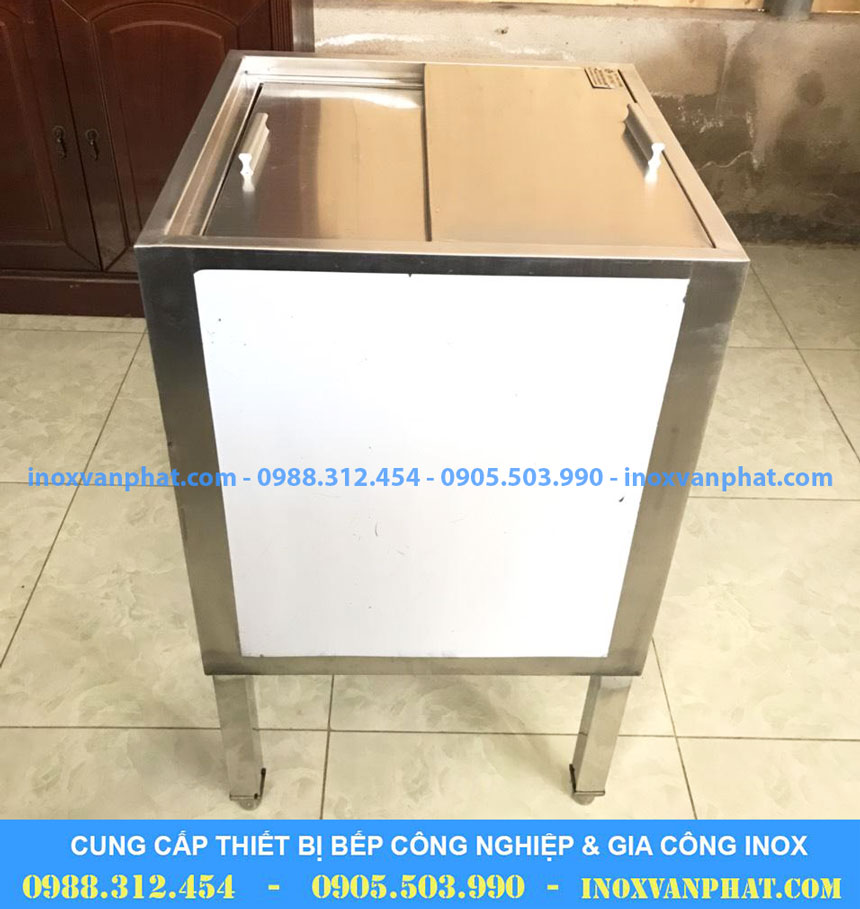 Thùng đựng đá inox 304 cao cấp