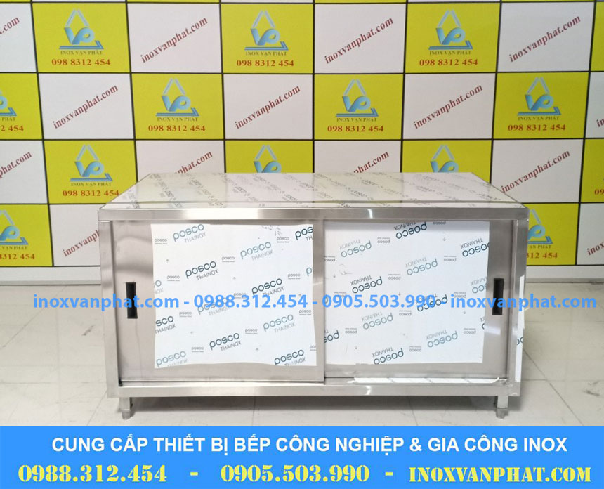 Tủ bếp inox công nghiệp