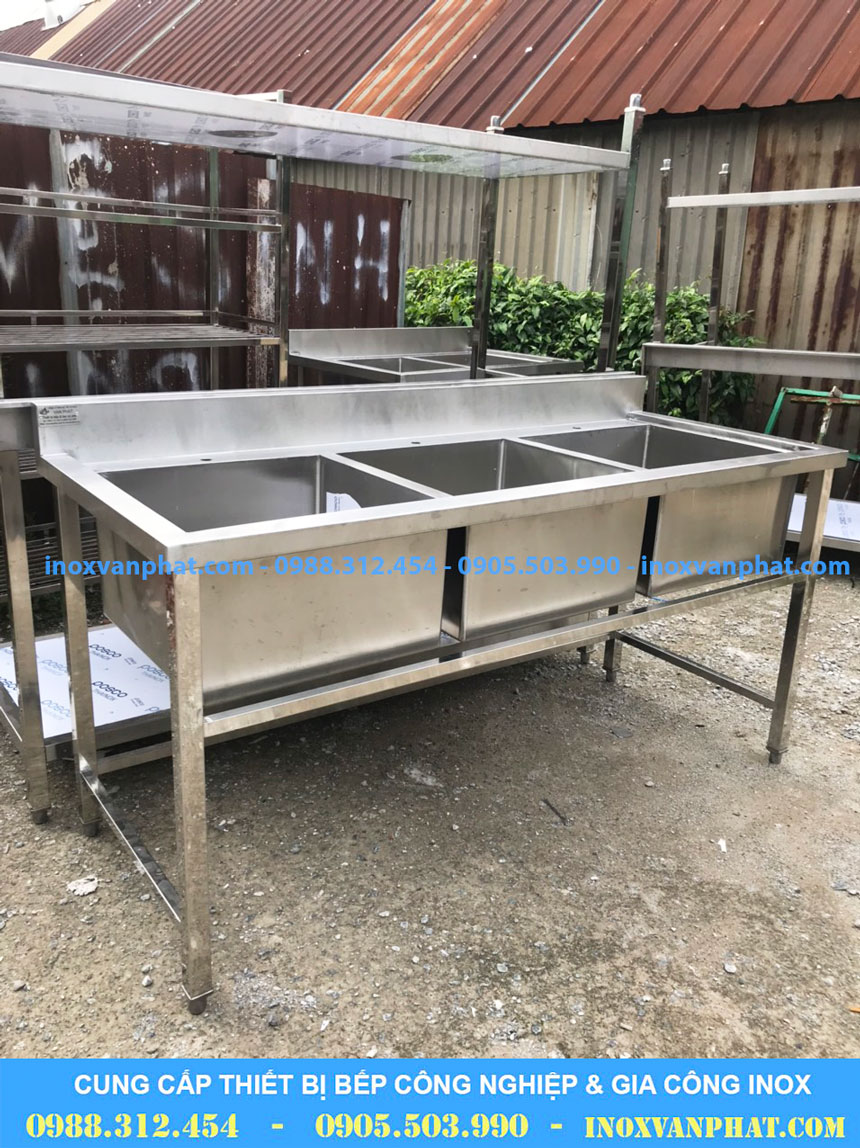 chậu inox công nghiệp