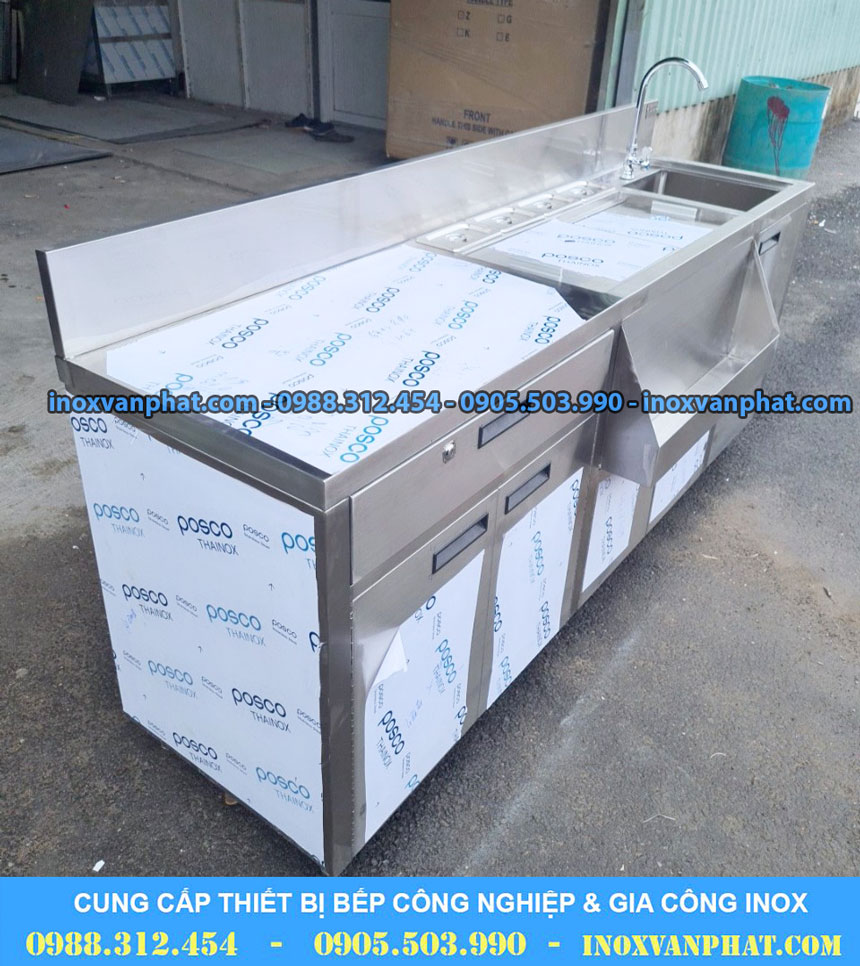 Quầy trà sữa inox