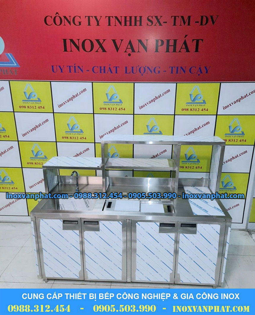 Quầy pha chế inox