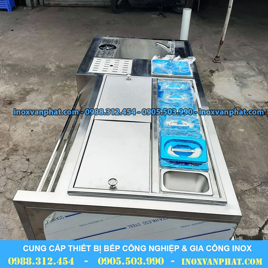 Quầy pha chế inox