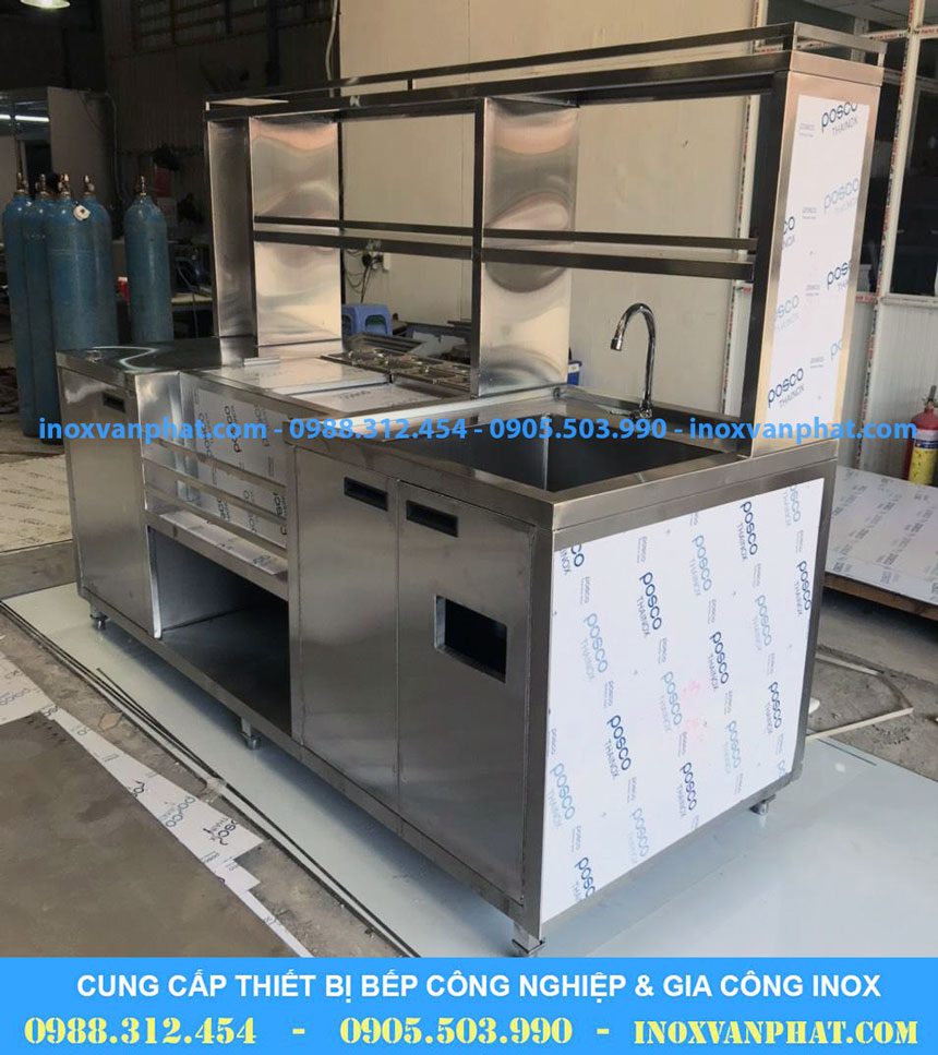 Quầy pha chế inox