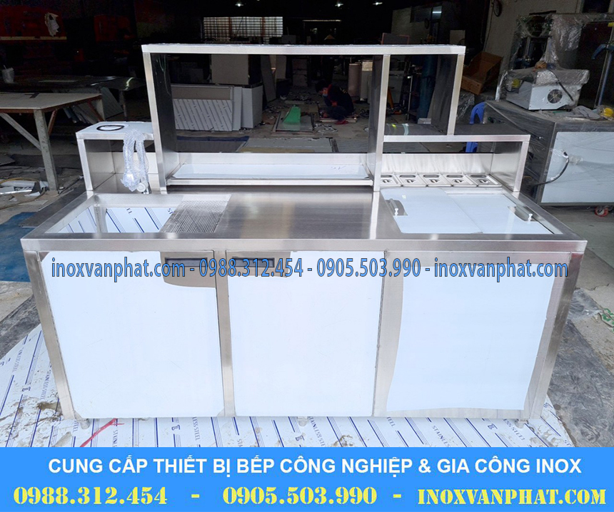 Quầy pha chế inox