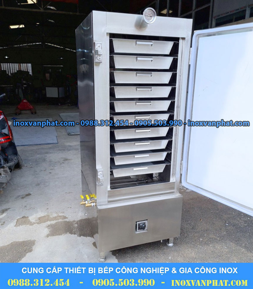 Tủ hấp cơm inox công nghiệp