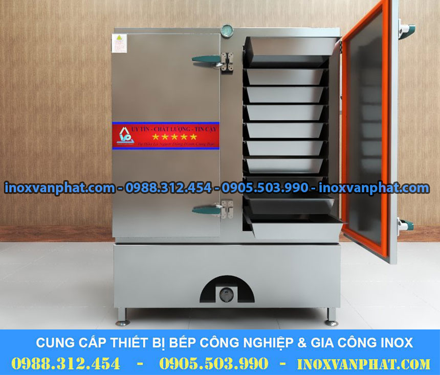 Tủ hấp cơm inox công nghiệp