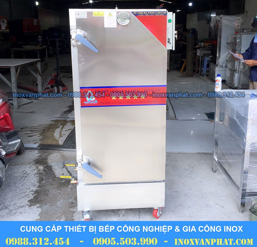 Tủ hấp cơm inox công nghiệp