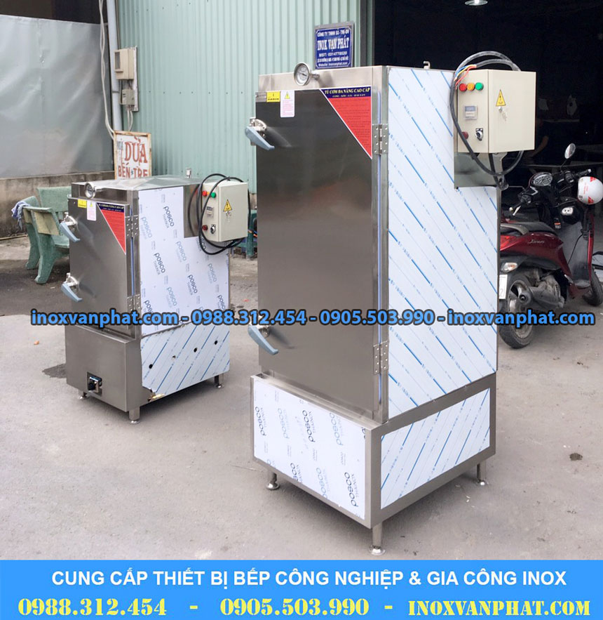 Tủ hấp cơm inox công nghiệp