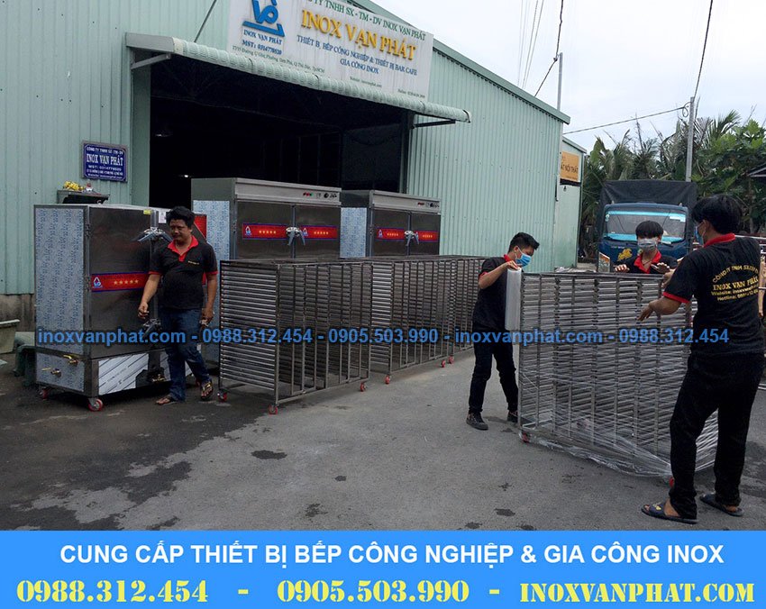 Xe đẩy inox công nghiệp