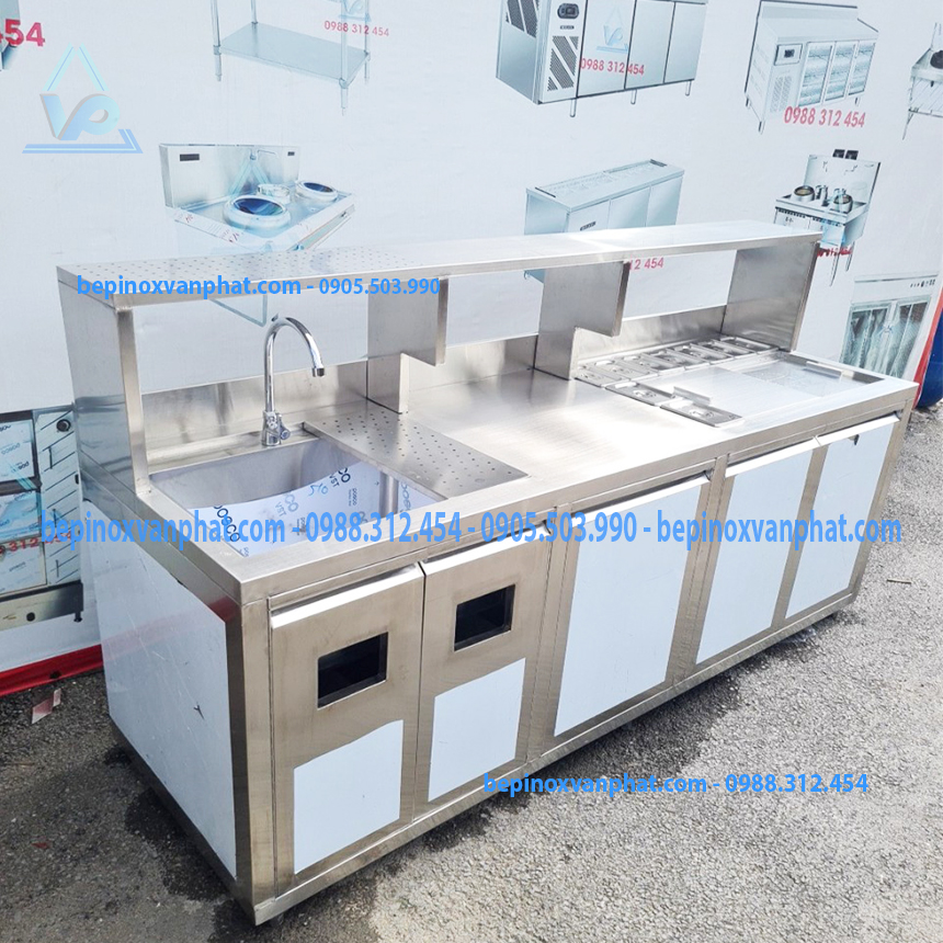 Quầy pha chế inox