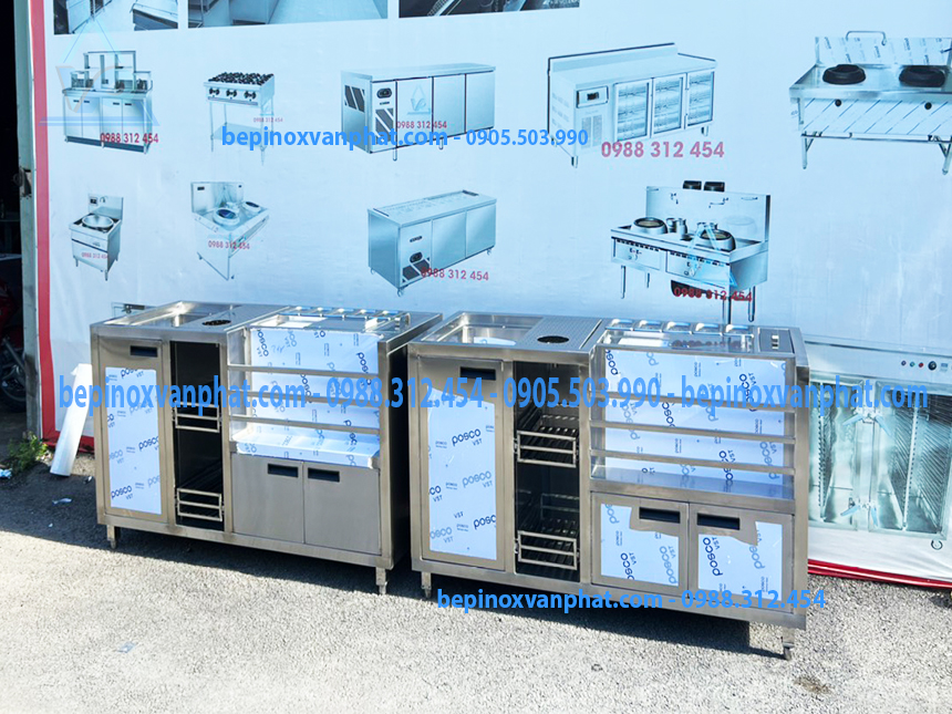 Quầy pha chế inox
