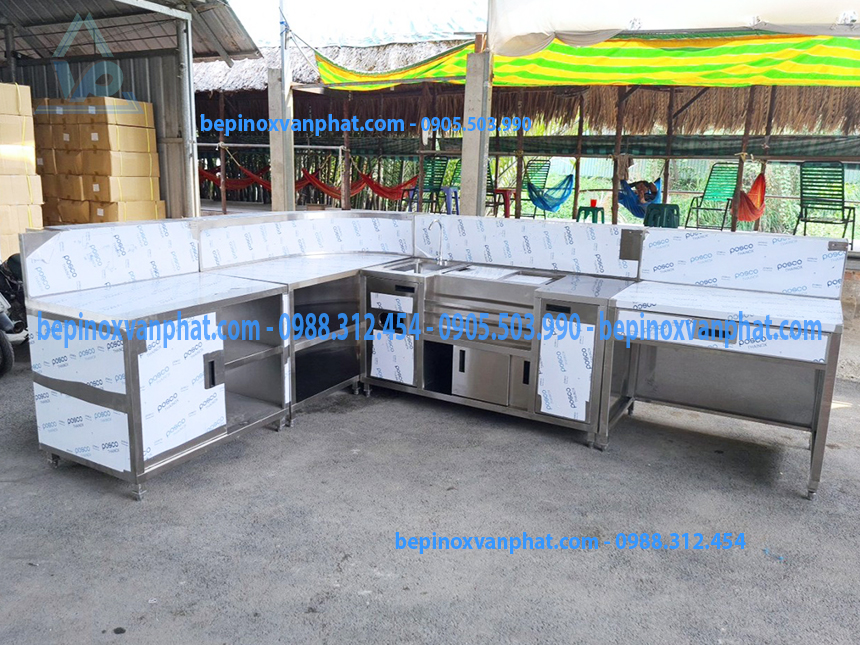 Quầy pha chế inox