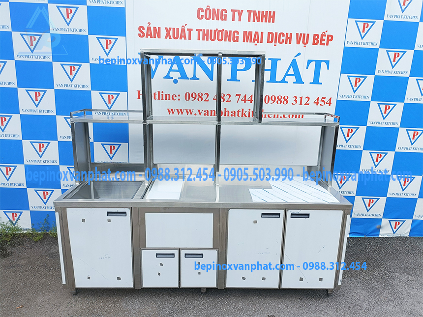 Quầy pha chế inox