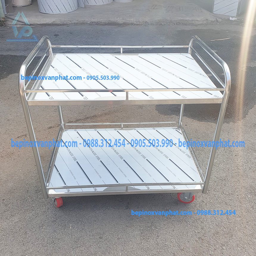 Xe đẩy inox công nghiệp Xe đẩy inox công nghiệp