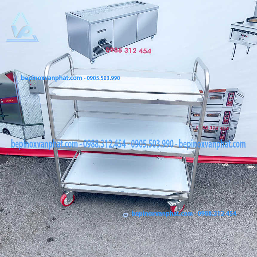 Xe đẩy inox công nghiệp Xe đẩy inox công nghiệp